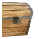 Vintage wooden toy chest trunk
