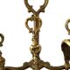 bronze fireplace servant AC 3 accessories pliers, shovel and broom