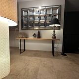 Table basse bois et metal