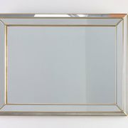 Large Hollywood Regency Deknudt Mirror in Gilt Frame, Belgium, 20th century