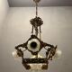 Italian liberty gold gilded chandelier
