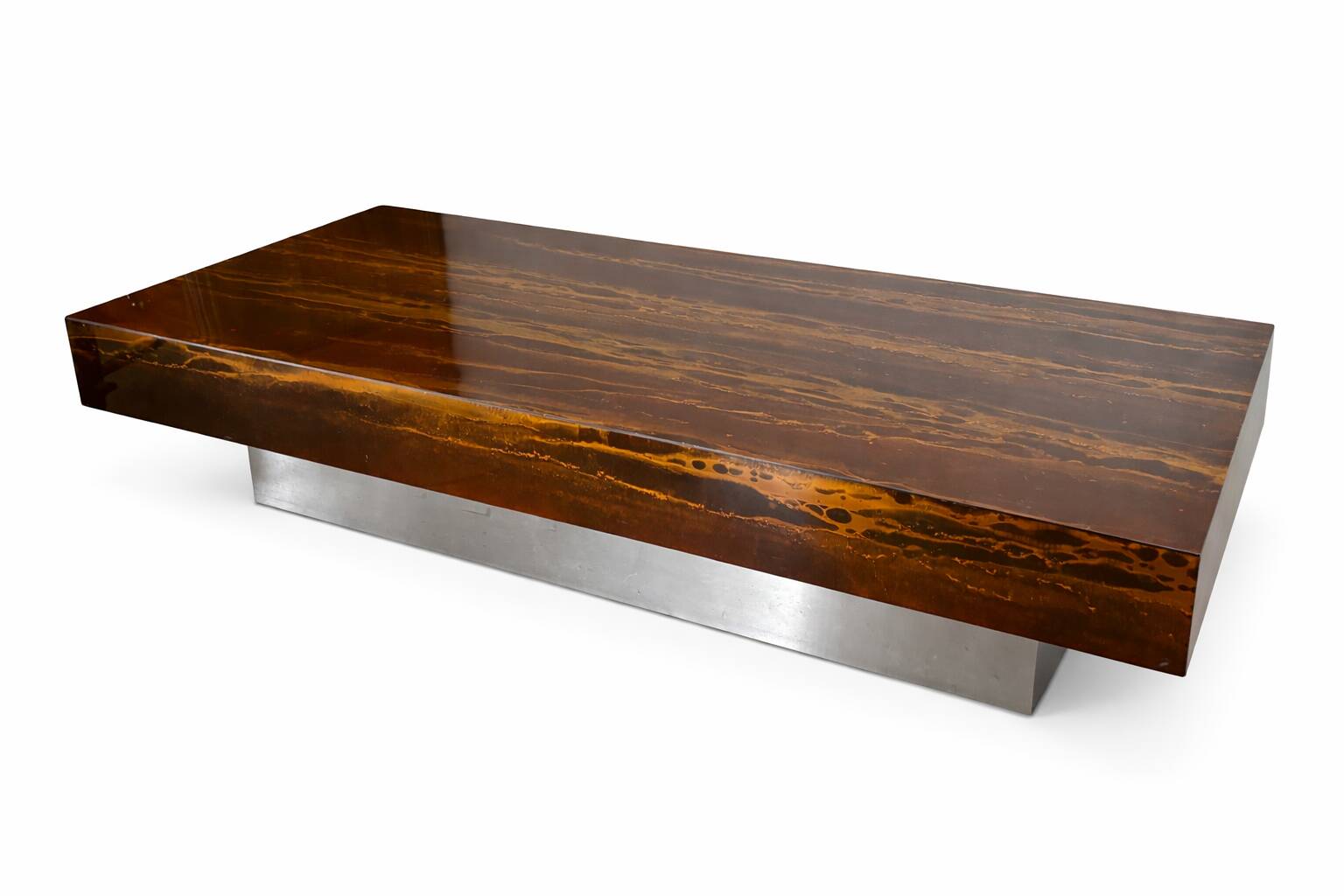 vintage coffee table from the 1970s known as Solar Eruption by Lefevre Roset