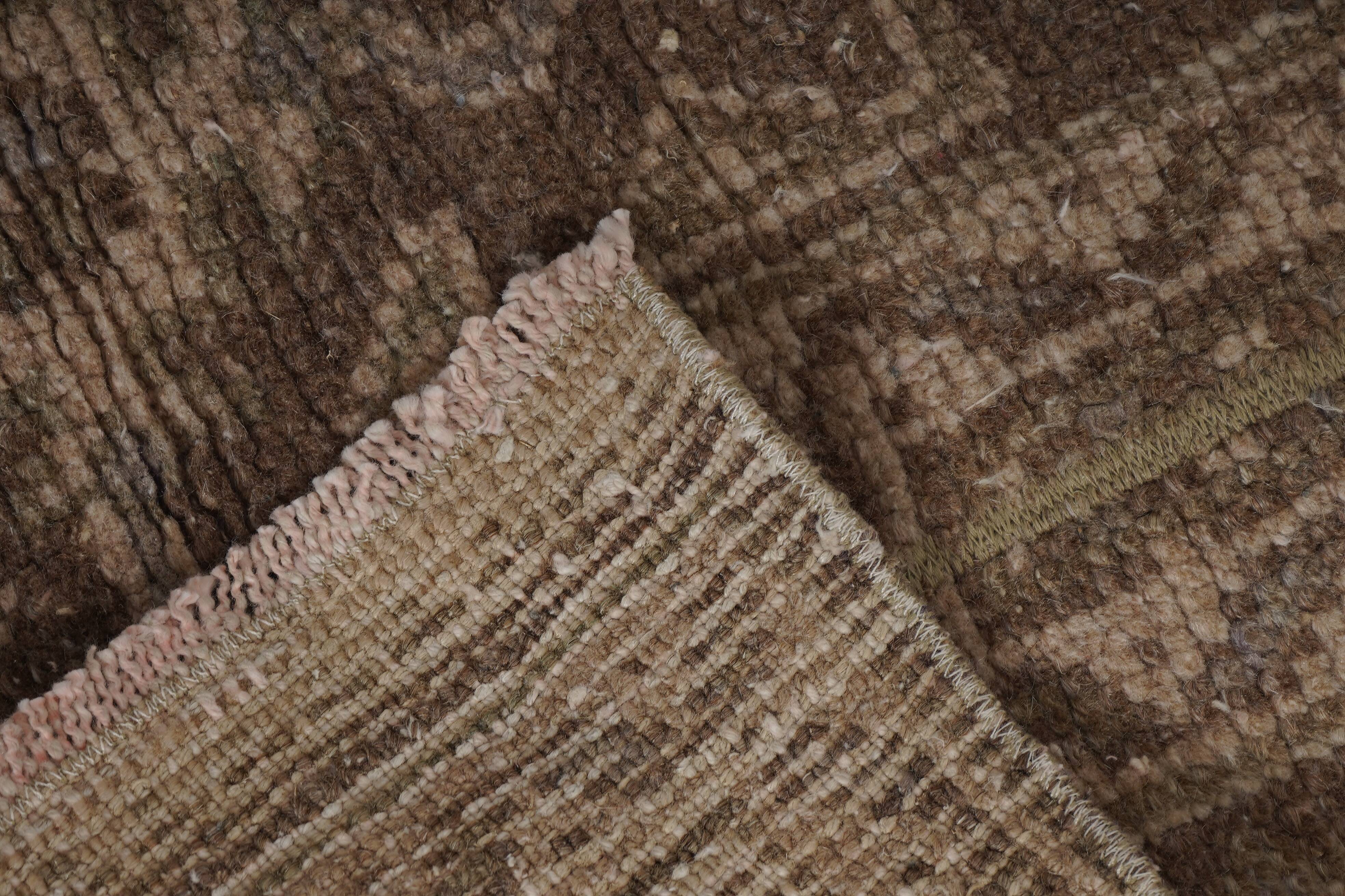 Vintage Turkish Oushak Rug Handwoven 53x560 cm