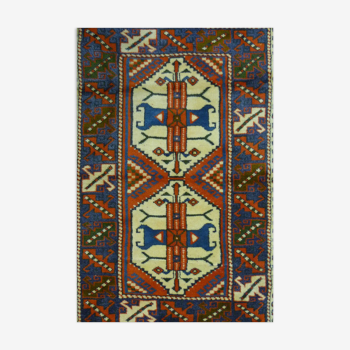 Handmade persian carpet n.134 toranj 132x88cm