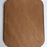 Antique Louis-Philippe mirror, rounded corners, imitation wood, 30 x 37 cm