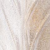 Murano Graniglia Glass Double-Leaf Brass Wall Sconce, Italy, 1960s