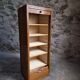 Armoire à rideau vintage en chêne | France | 1960s–1970s