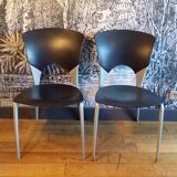 Paire de chaises Driade modèle Silla design Josep Llusca