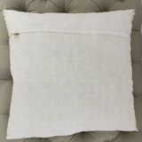 Kilim style cushion with hand embroidery