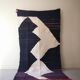 Tapis boucherouite berbère tissé main