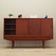 Buffet haut en teck, design danois, années 1960, fabrication : Westergaards Møbelfabrik