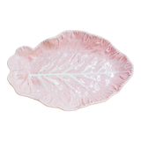 Plat barbotine chou rose
