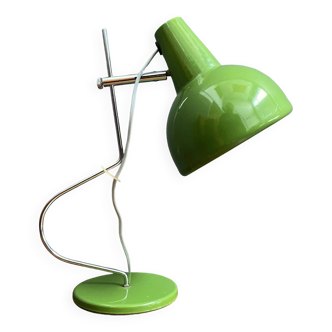 Lampe de table en métal vert par Josef Hurka pour Lidokov années 1960