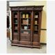 Antique Neo-Renaissance bookcase, display cabinet, walnut