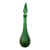 Green Empoli carafe - Diamond point glass - 1960s