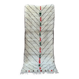 Moroccan carpet beige - 103 x 253 cm