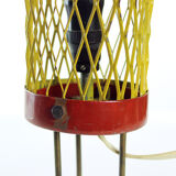Table lamp in metal, czechoslovakia 1950s