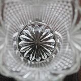 Crystal vase size - Diamond point pattern