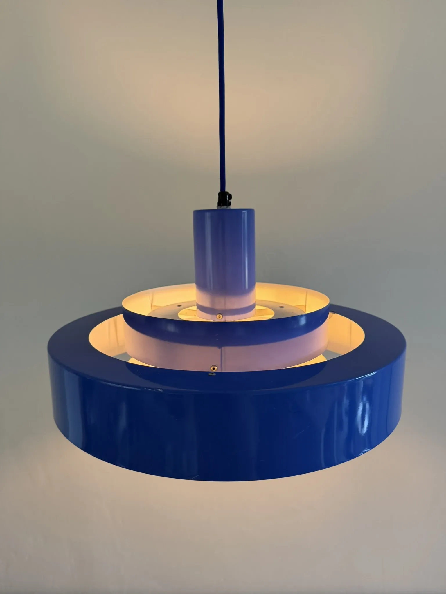 Vintage Fog & Morup Equator - Jo Hammerborg - Danish design lamp - Brutalist style