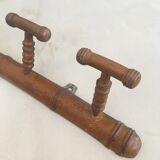 Old Art Deco wall coat rack