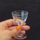 5 Old Small Liqueur Glasses In Engraved Baccarat Crystal