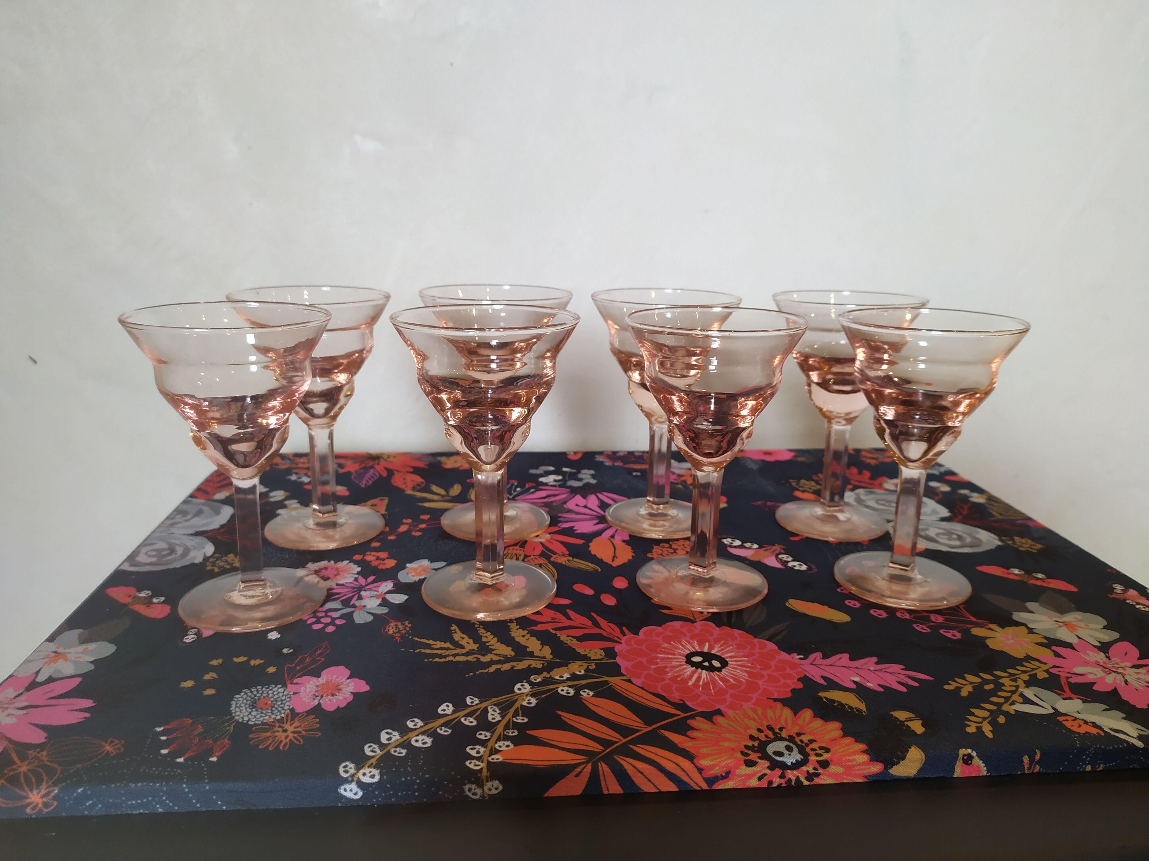 Art Deco digestive glasses
