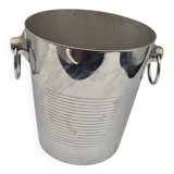 Vintage Létang Rémy champagne bucket in 18/10 stainless steel – ring handles – Fr