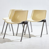 Modus SM 203 stackable plastic chair by Osvaldo Borsani for Tecno