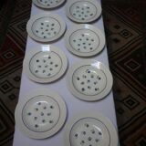 8 dishes hollow claudius / badonviller