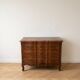 Antique curved wooden commode in classic style