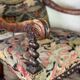 Carved walnut and tapestry armchair, late 17th century
