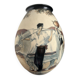 Large Ciboure vase signed Le Corrone, 1960s
