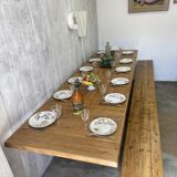 Table de ferme 180/280x80cm