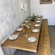 Table de ferme 180/280x80cm