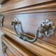 Antique chest of drawers with 5 solid wood drawers (Louis XV style)