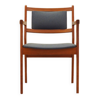 Fauteuil en teck, design danois, années 1960, production : Danemark