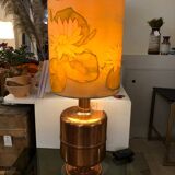 Copper and silk lamp, 1970