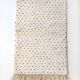 Moroccan Berber carpet blessed ouarain ecru with black polka dots 160x100cm