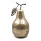 Modern silver-plated Pear wine cooler / ice bucket, Teghini Firenze Italy 1970s