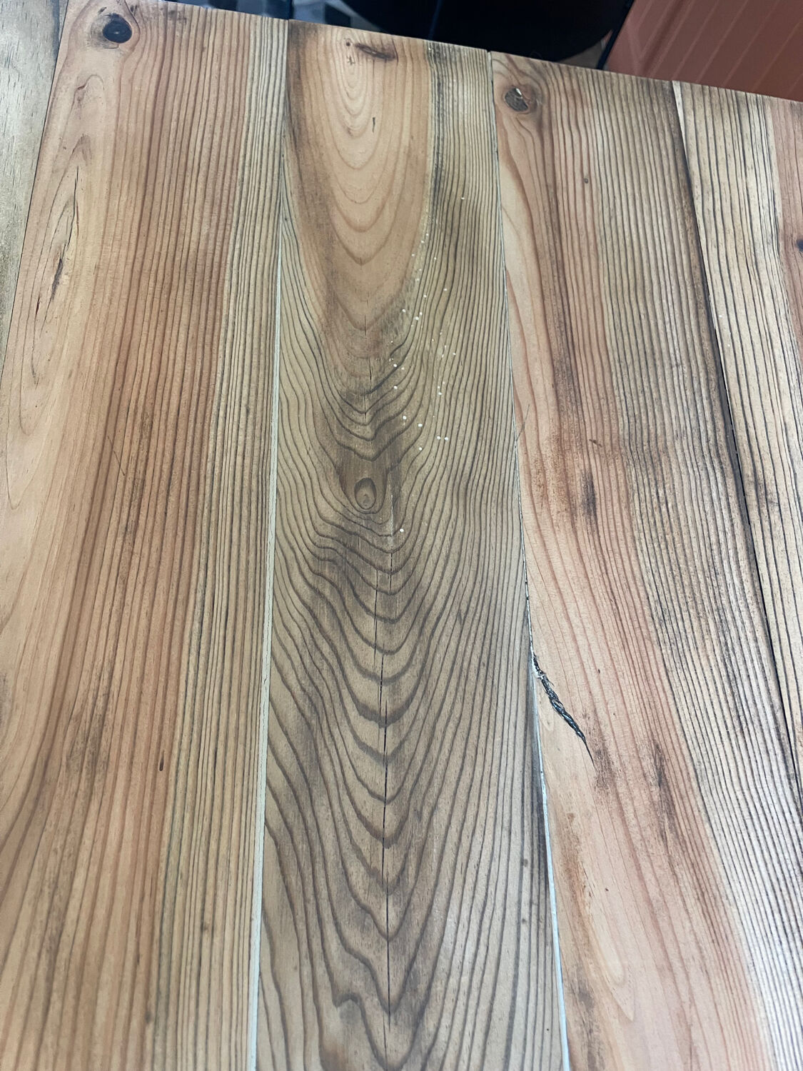 Renovated farmhouse table