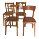 Quatre chaises bistrot