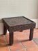 Table basse berbère artisanale – Bois sculpté (Maroc)