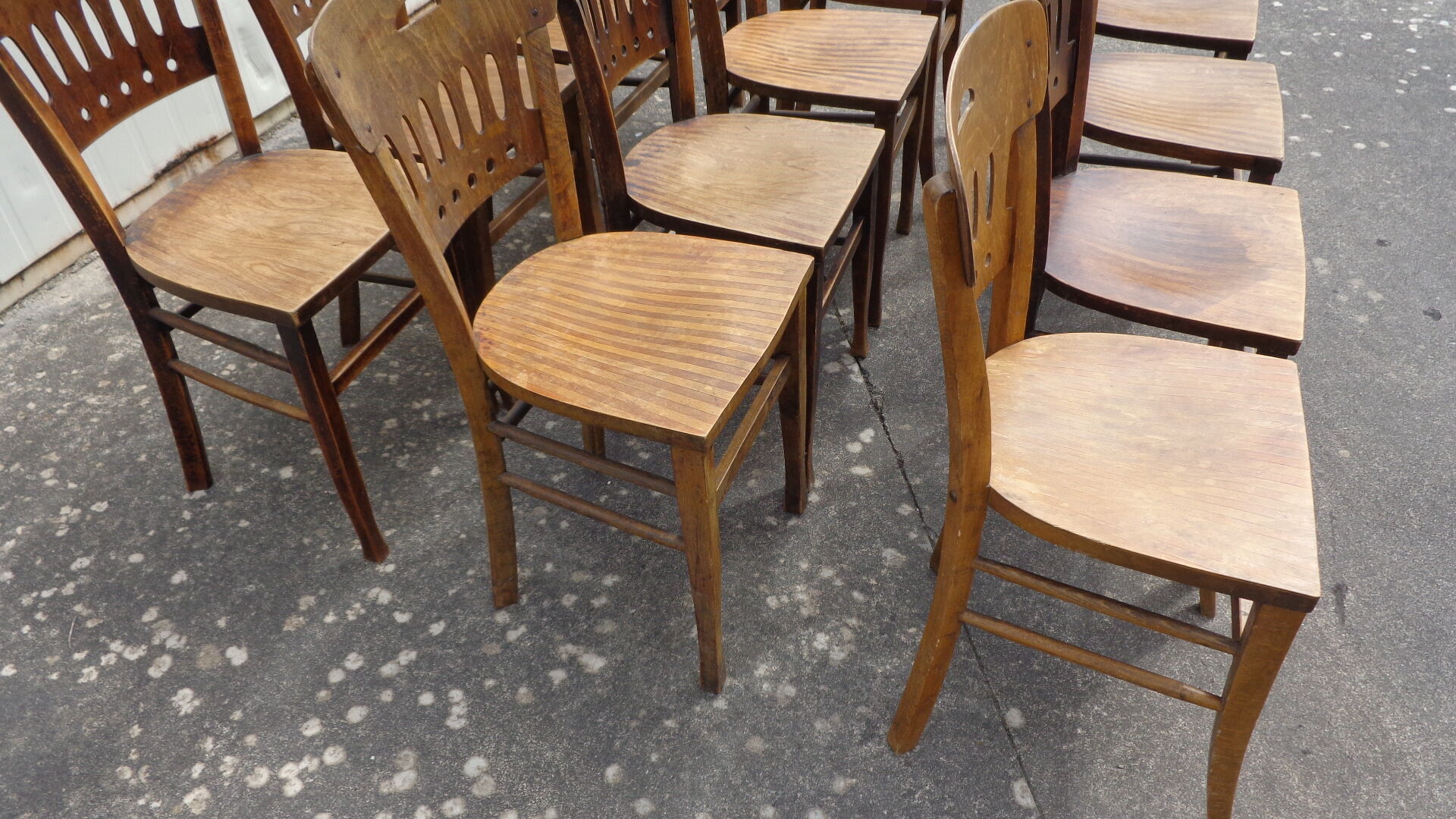 Set de 12 chaises bistrot Luterma