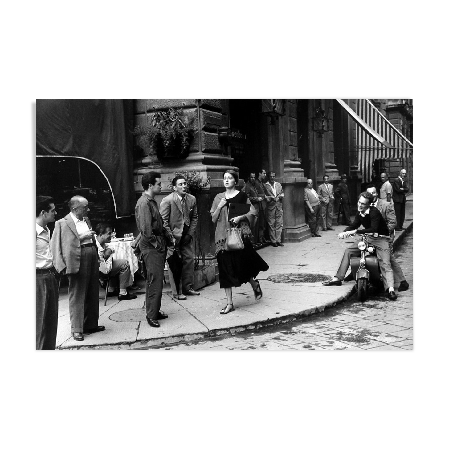 Photography, "American girl in Italy", 1951 / Large format: 20 x 30 cm