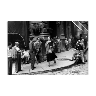 Photography, "American girl in Italy", 1951 / Large format: 20 x 30 cm