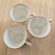 Fine porcelain coffee service, green and gold (ref 5)
