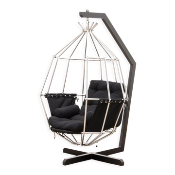 Fauteuil design par Papegojan par Lb Arberg, 1970 Suède