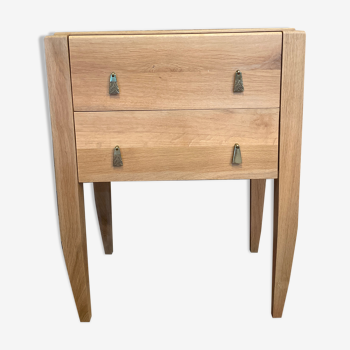 Chest of drawers in raw wood