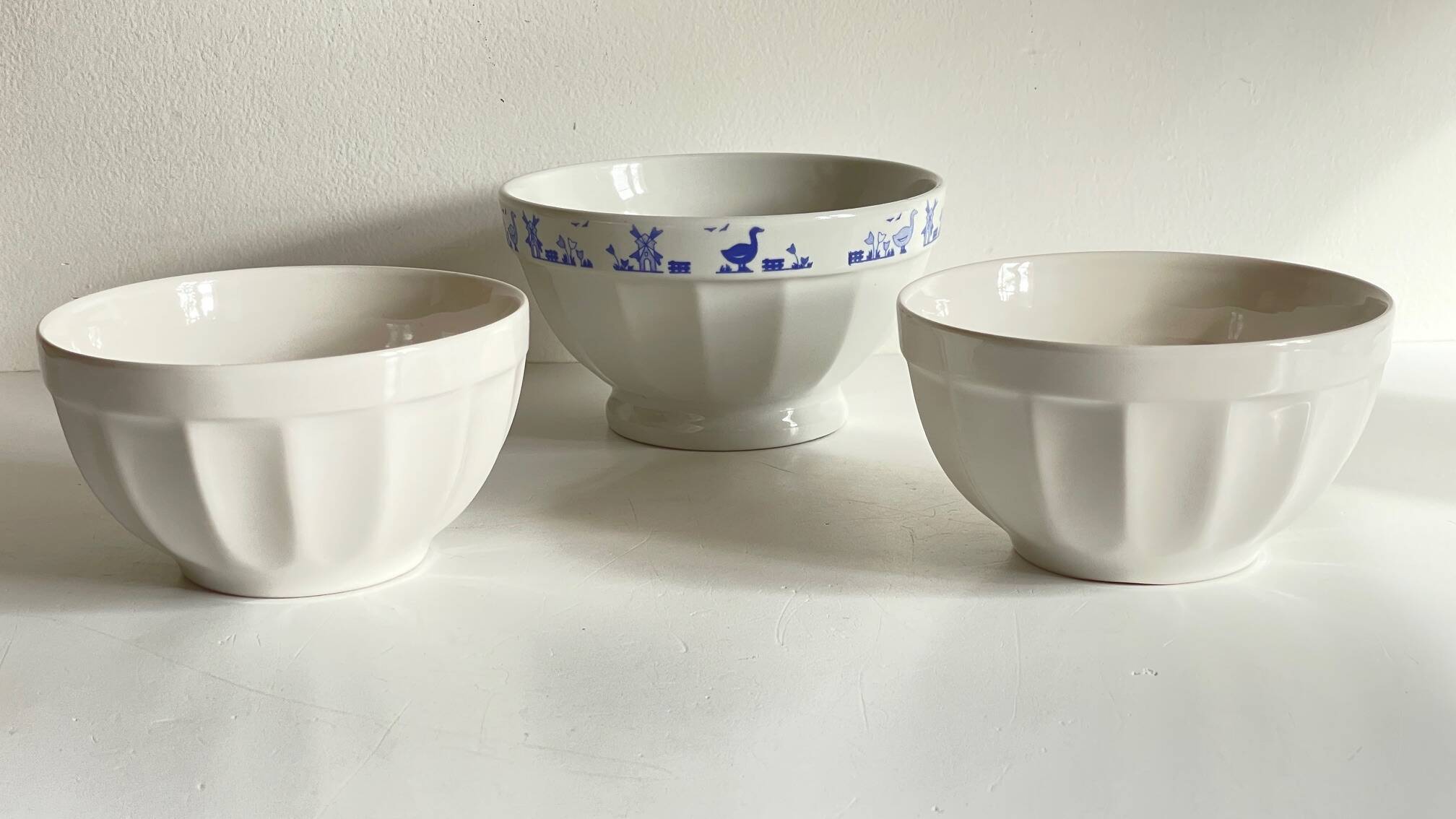 3 Earthenware Bowls by SATURNIA Italy