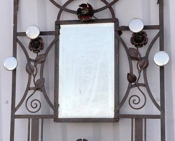 Wrought iron cloakroom